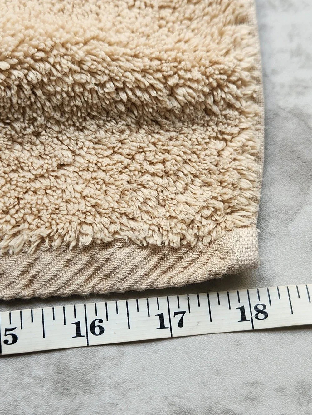 Matouk Hand Towel Tan 100% Cotton Classic Luxury